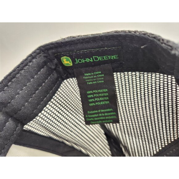 John Deer Snapback Hat Geometric Pattern Mesh - Picture 8 of 8